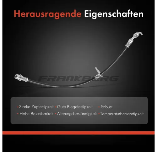 Bremsschlauch vorne links Frankberg 5481FB0004883 Bild Bremsschlauch vorne links Frankberg 5481FB0004883