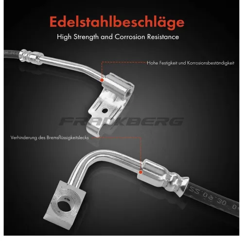 Bremsschlauch hinten links Frankberg 5481FB0005029 Bild Bremsschlauch hinten links Frankberg 5481FB0005029