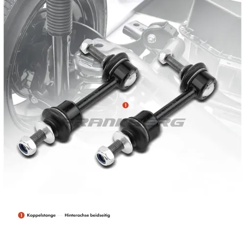 Lagerung, Stabilisatorkoppelstange Hinterachse beidseitig Frankberg 5481FB0006555 Bild Lagerung, Stabilisatorkoppelstange Hinterachse beidseitig Frankberg 5481FB0006555