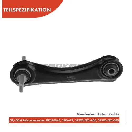 Lenker, Radaufhängung hinten rechts Frankberg 5481FB0006702 Bild Lenker, Radaufhängung hinten rechts Frankberg 5481FB0006702