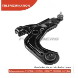 Lenker, Radaufhängung Frankberg 5481FB0006720