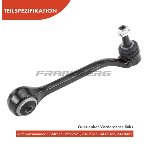 Lenker, Radaufhängung Vorderachse links Frankberg 5481FB0006750 Bild Lenker, Radaufhängung Vorderachse links Frankberg 5481FB0006750