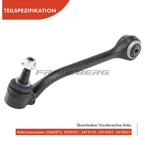 Lenker, Radaufhängung Vorderachse links Frankberg 5481FB0006750 Bild Lenker, Radaufhängung Vorderachse links Frankberg 5481FB0006750