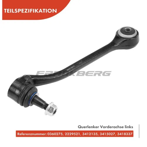 Lenker, Radaufhängung Vorderachse links Frankberg 5481FB0006750 Bild Lenker, Radaufhängung Vorderachse links Frankberg 5481FB0006750