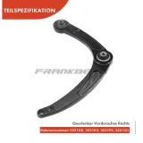 Lenker, Radaufhängung Vorderachse rechts Frankberg 5481FB0006752