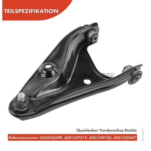 Lenker, Radaufhängung Vorderachse rechts Frankberg 5481FB0006760 Bild Lenker, Radaufhängung Vorderachse rechts Frankberg 5481FB0006760