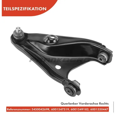 Lenker, Radaufhängung Vorderachse rechts Frankberg 5481FB0006760 Bild Lenker, Radaufhängung Vorderachse rechts Frankberg 5481FB0006760