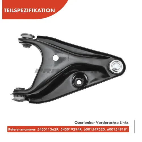 Lenker, Radaufhängung Vorderachse links Frankberg 5481FB0006761 Bild Lenker, Radaufhängung Vorderachse links Frankberg 5481FB0006761