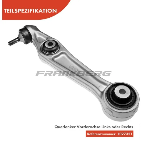 Lenker, Radaufhängung Vorderachse beidseitig Frankberg 5481FB0006791 Bild Lenker, Radaufhängung Vorderachse beidseitig Frankberg 5481FB0006791
