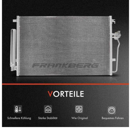 Kondensator, Klimaanlage Frankberg 5481FB0006995 Bild Kondensator, Klimaanlage Frankberg 5481FB0006995