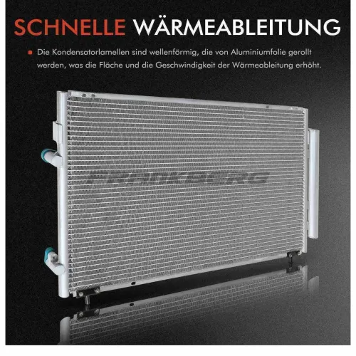 Kondensator, Klimaanlage Frankberg 5481FB0007001 Bild Kondensator, Klimaanlage Frankberg 5481FB0007001