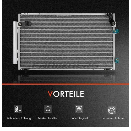 Kondensator, Klimaanlage Frankberg 5481FB0007001 Bild Kondensator, Klimaanlage Frankberg 5481FB0007001