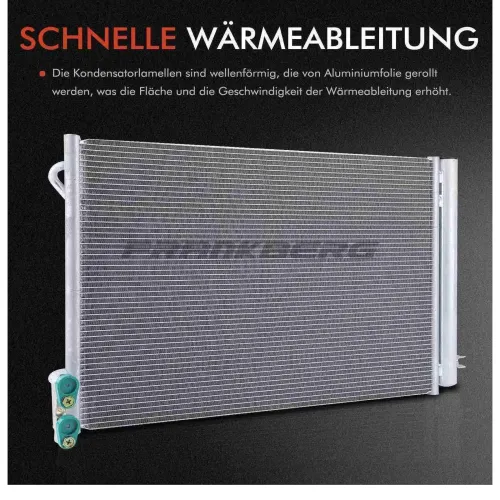 Kondensator, Klimaanlage Frankberg 5481FB0007039 Bild Kondensator, Klimaanlage Frankberg 5481FB0007039