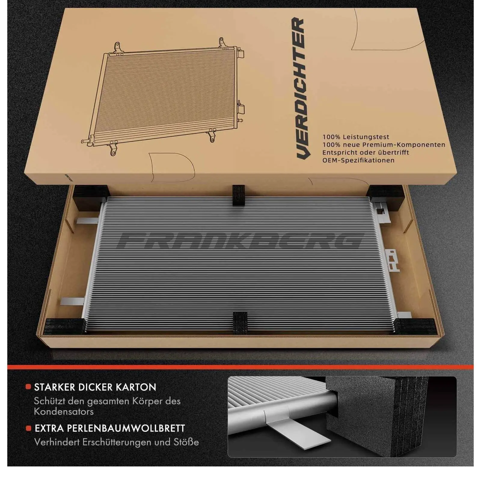 Kondensator, Klimaanlage Frankberg 5481FB0007047