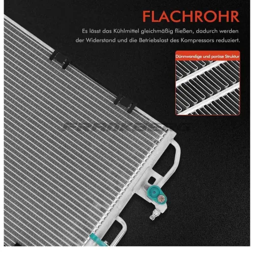 Kondensator, Klimaanlage Frankberg 5481FB0007054 Bild Kondensator, Klimaanlage Frankberg 5481FB0007054