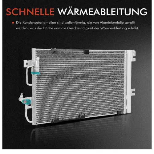 Kondensator, Klimaanlage Frankberg 5481FB0007054 Bild Kondensator, Klimaanlage Frankberg 5481FB0007054