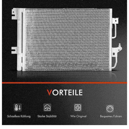 Kondensator, Klimaanlage Frankberg 5481FB0007054 Bild Kondensator, Klimaanlage Frankberg 5481FB0007054