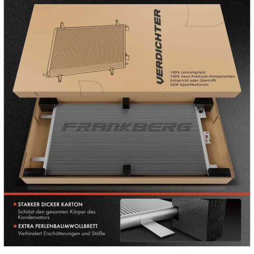 Kondensator, Klimaanlage Frankberg 5481FB0007056 Bild Kondensator, Klimaanlage Frankberg 5481FB0007056