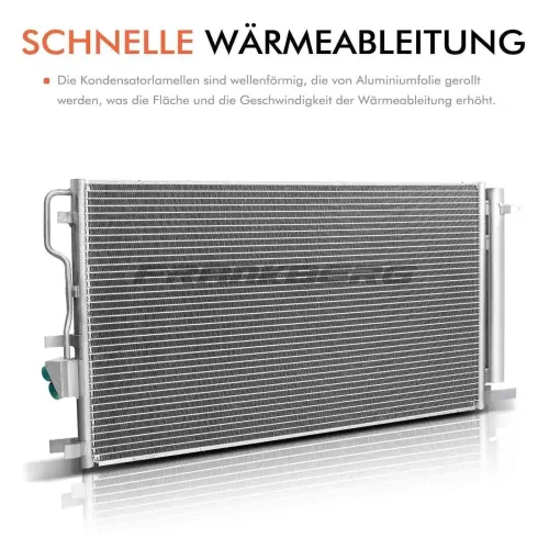 Kondensator, Klimaanlage Frankberg 5481FB0007069 Bild Kondensator, Klimaanlage Frankberg 5481FB0007069