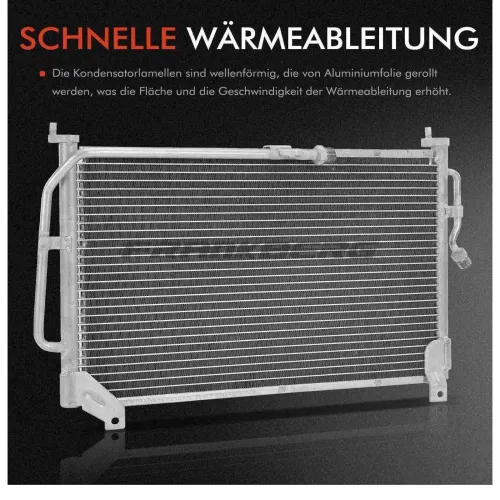 Kondensator, Klimaanlage Frankberg 5481FB0007070 Bild Kondensator, Klimaanlage Frankberg 5481FB0007070
