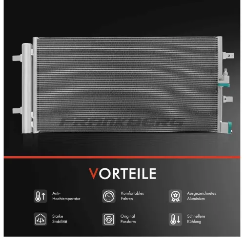 Kondensator, Klimaanlage Frankberg 5481FB0007076 Bild Kondensator, Klimaanlage Frankberg 5481FB0007076
