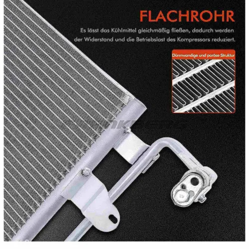 Kondensator, Klimaanlage Frankberg 5481FB0007104 Bild Kondensator, Klimaanlage Frankberg 5481FB0007104