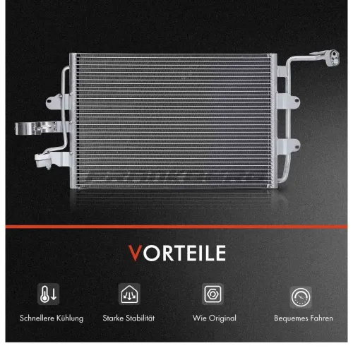 Kondensator, Klimaanlage Frankberg 5481FB0007104 Bild Kondensator, Klimaanlage Frankberg 5481FB0007104