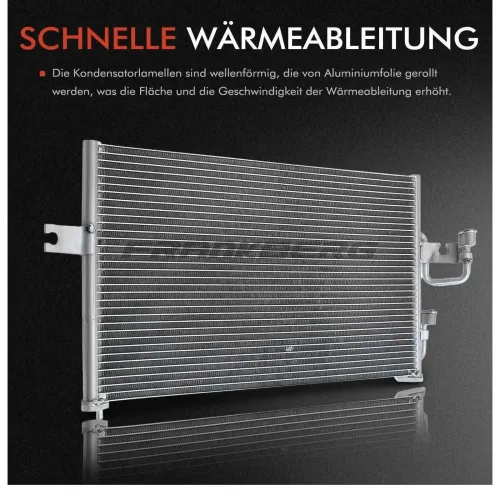 Kondensator, Klimaanlage Frankberg 5481FB0007113 Bild Kondensator, Klimaanlage Frankberg 5481FB0007113