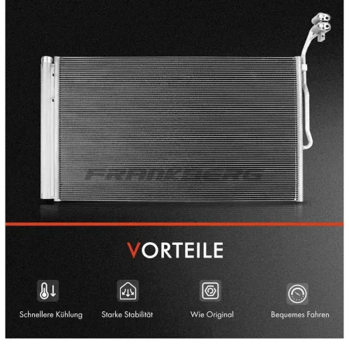 Kondensator, Klimaanlage Frankberg 5481FB0007116 Bild Kondensator, Klimaanlage Frankberg 5481FB0007116