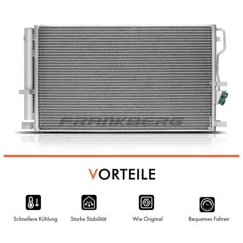 Kondensator, Klimaanlage Frankberg 5481FB0007144 Bild Kondensator, Klimaanlage Frankberg 5481FB0007144
