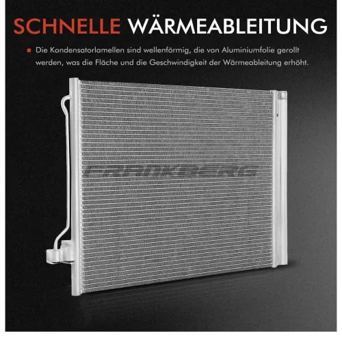 Kondensator, Klimaanlage Frankberg 5481FB0007159 Bild Kondensator, Klimaanlage Frankberg 5481FB0007159