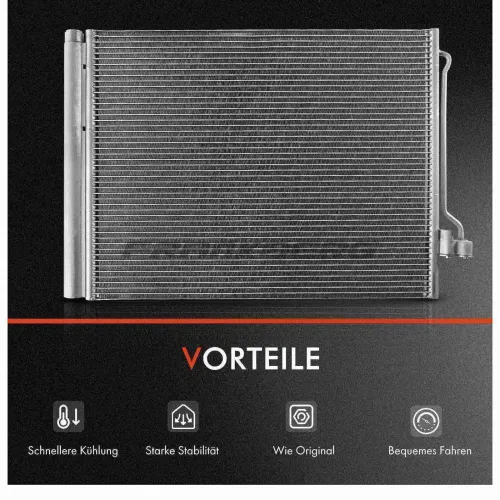 Kondensator, Klimaanlage Frankberg 5481FB0007159 Bild Kondensator, Klimaanlage Frankberg 5481FB0007159