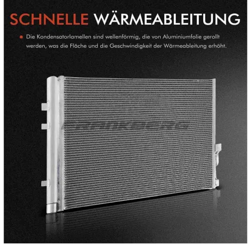 Kondensator, Klimaanlage Frankberg 5481FB0007162 Bild Kondensator, Klimaanlage Frankberg 5481FB0007162