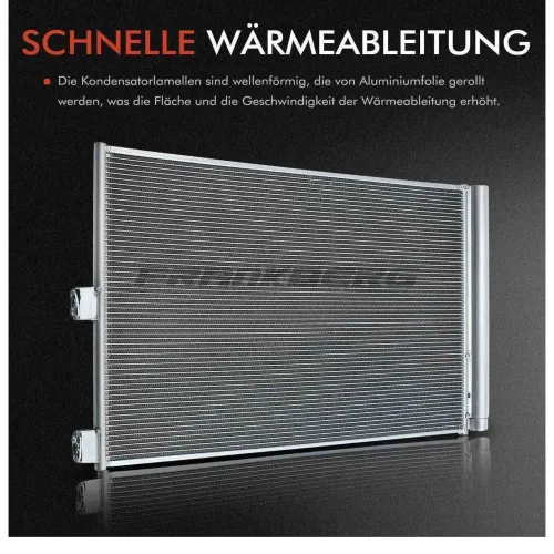 Kondensator, Klimaanlage Frankberg 5481FB0007191 Bild Kondensator, Klimaanlage Frankberg 5481FB0007191