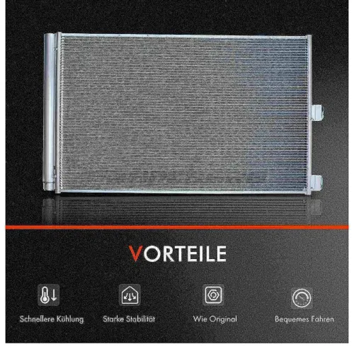 Kondensator, Klimaanlage Frankberg 5481FB0007191 Bild Kondensator, Klimaanlage Frankberg 5481FB0007191