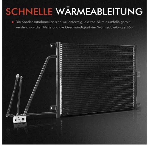 Kondensator, Klimaanlage Frankberg 5481FB0007399 Bild Kondensator, Klimaanlage Frankberg 5481FB0007399