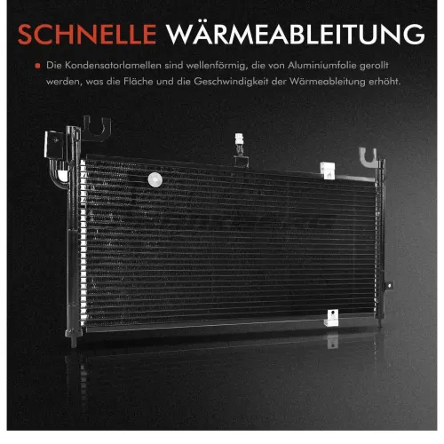 Kondensator, Klimaanlage Frankberg 5481FB0007400 Bild Kondensator, Klimaanlage Frankberg 5481FB0007400