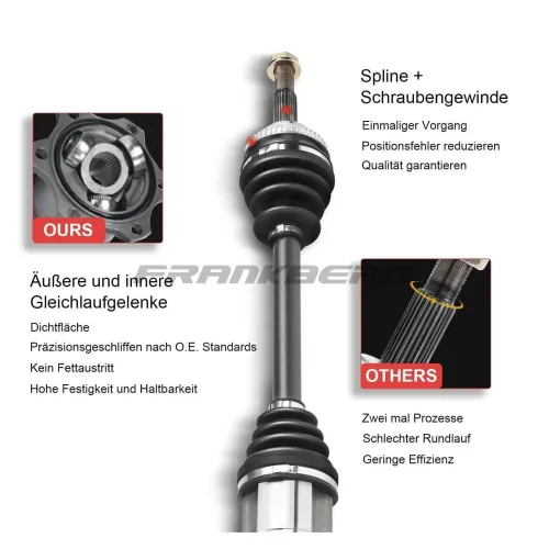 Antriebswelle Vorderachse rechts Frankberg 5481FB0009672 Bild Antriebswelle Vorderachse rechts Frankberg 5481FB0009672