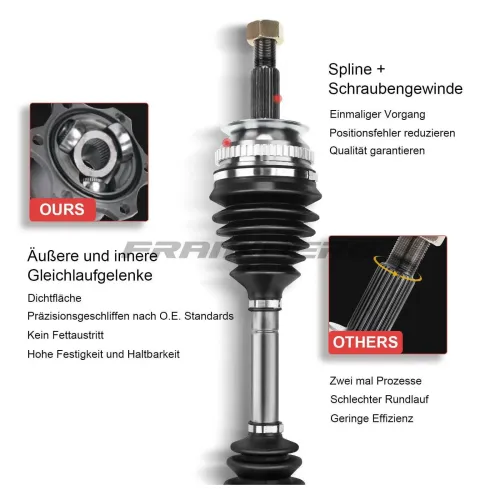 Antriebswelle Vorderachse rechts Frankberg 5481FB0009795 Bild Antriebswelle Vorderachse rechts Frankberg 5481FB0009795
