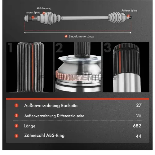 Antriebswelle Frankberg 5481FB0010025 Bild Antriebswelle Frankberg 5481FB0010025