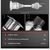 Antriebswelle vorne rechts Frankberg 5481FB0010037