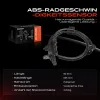 Sensor, Raddrehzahl Vorderachse links Frankberg 5481FB0000689 Bild Sensor, Raddrehzahl Vorderachse links Frankberg 5481FB0000689