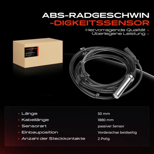 Sensor, Raddrehzahl Hinterachse beidseitig Frankberg 5481FB0000701 Bild Sensor, Raddrehzahl Hinterachse beidseitig Frankberg 5481FB0000701