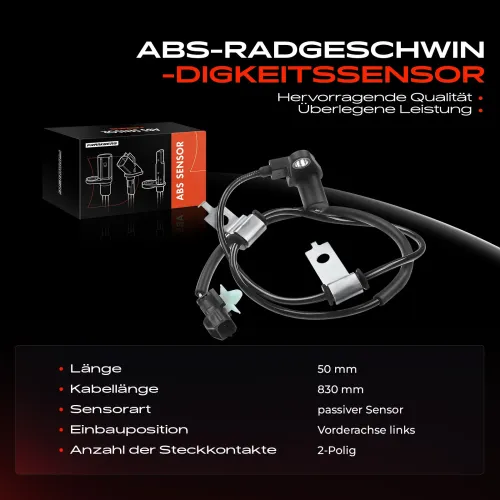 Sensor, Raddrehzahl Vorderachse links Frankberg 5481FB0000806 Bild Sensor, Raddrehzahl Vorderachse links Frankberg 5481FB0000806