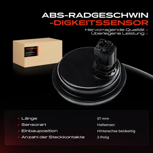 Sensor, Raddrehzahl Hinterachse beidseitig Frankberg 5481FB0000980 Bild Sensor, Raddrehzahl Hinterachse beidseitig Frankberg 5481FB0000980
