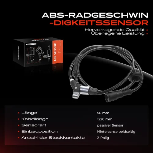 Sensor, Raddrehzahl Hinterachse beidseitig Frankberg 5481FB0000993 Bild Sensor, Raddrehzahl Hinterachse beidseitig Frankberg 5481FB0000993