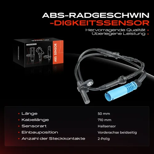 Sensor, Raddrehzahl Vorderachse beidseitig Frankberg 5481FB0001012 Bild Sensor, Raddrehzahl Vorderachse beidseitig Frankberg 5481FB0001012