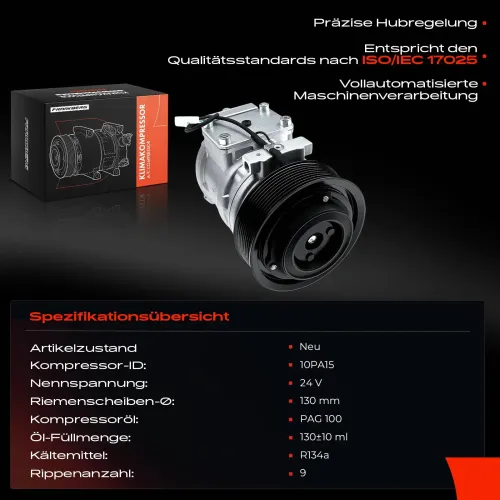 Kompressor, Klimaanlage Frankberg 5481FB0001076 Bild Kompressor, Klimaanlage Frankberg 5481FB0001076