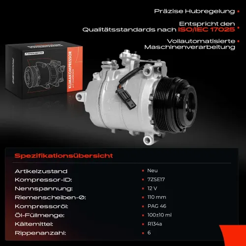 Kompressor, Klimaanlage Frankberg 5481FB0001086 Bild Kompressor, Klimaanlage Frankberg 5481FB0001086