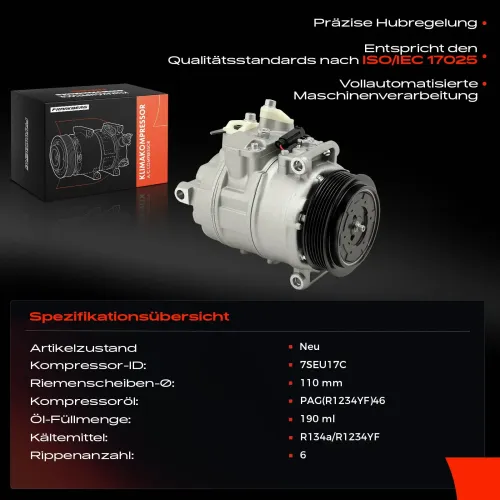 Kompressor, Klimaanlage Frankberg 5481FB0001100 Bild Kompressor, Klimaanlage Frankberg 5481FB0001100